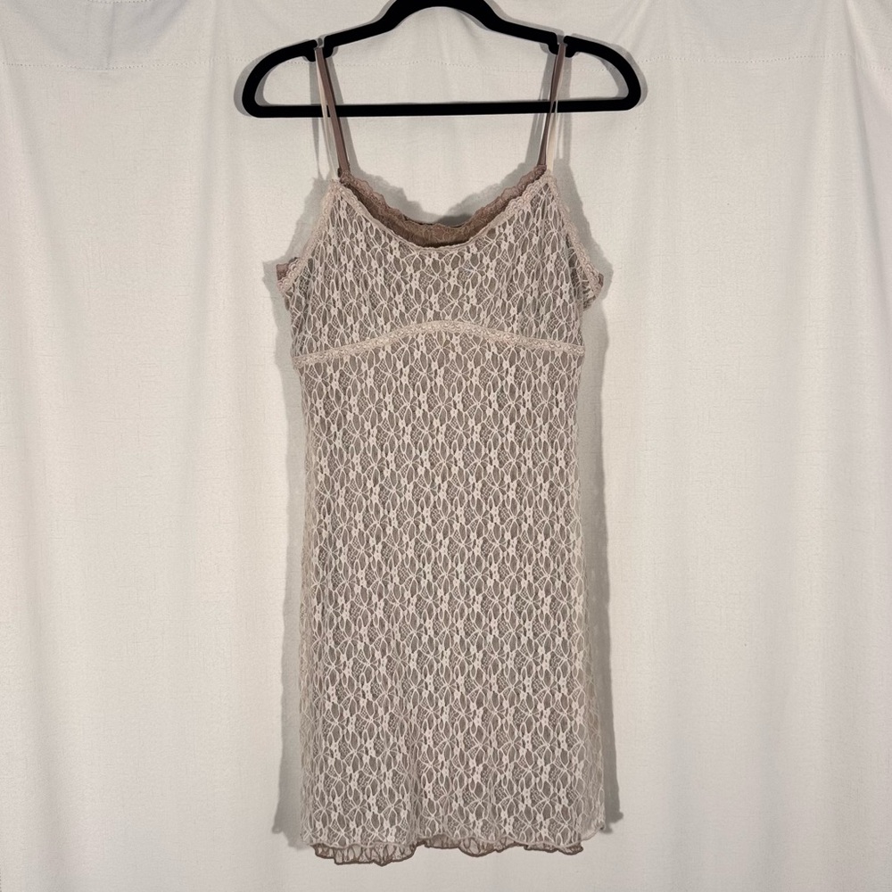 Y2K Lace Sleeveless Mini Dress